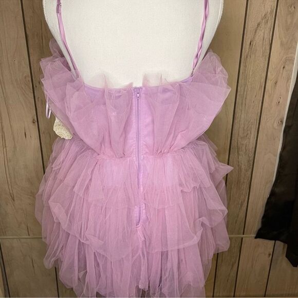 Altar’d State Giselle Tulle Tiered Dress – Soft Lilac – Size Small – NWT - Picture 10 of 11